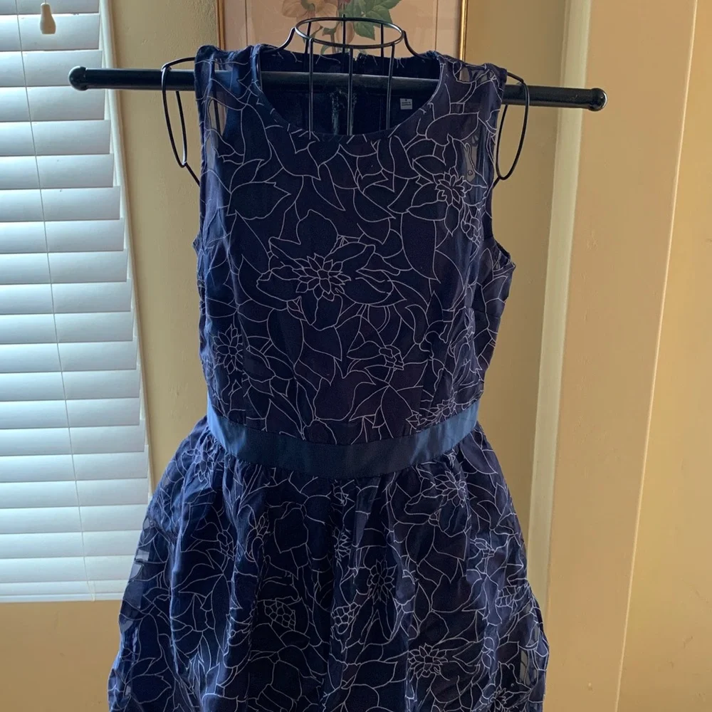 Heidi Weisel Navy Floral Dress - Picture 2 of 5